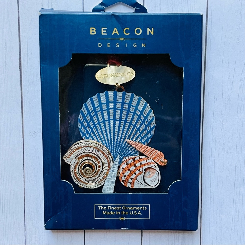 Brass Ornament By Beacon Design Seashells On The Shore